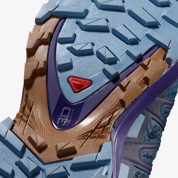 Salomon Women's XA Pro 3D V8 - 7.5, Poseidon/Violet Indigo/Forever