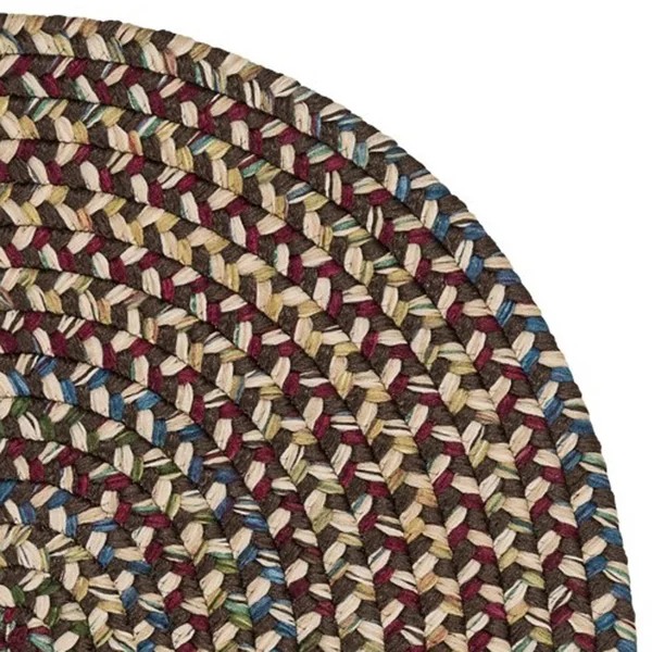 Colonial Mills WY44R048X048 4 x 4 ft. Worley Round Rug Brown