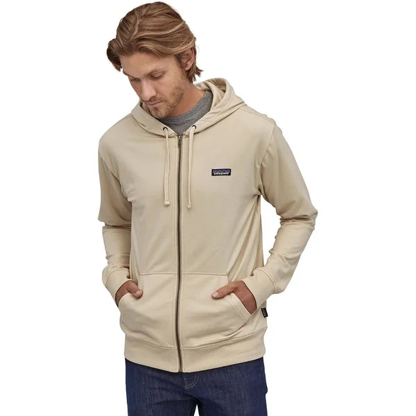 Patagonia Men's P-6 Label Lightweight Full-Zip Hoody - Pumice, M