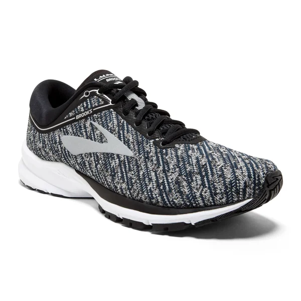Brooks Women's Launch 5 - Black - Ebony - Primer Grey - 9 - B