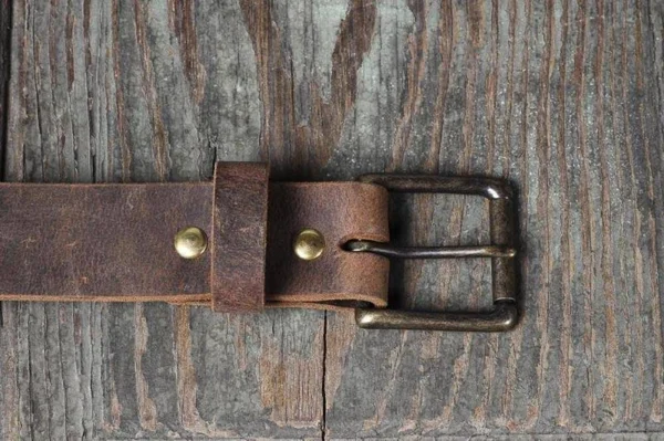 Full Grain Genuine Buffalo 1 1/2x22 Distressed Leather Casual Belt Brown Handmade 50, Brown