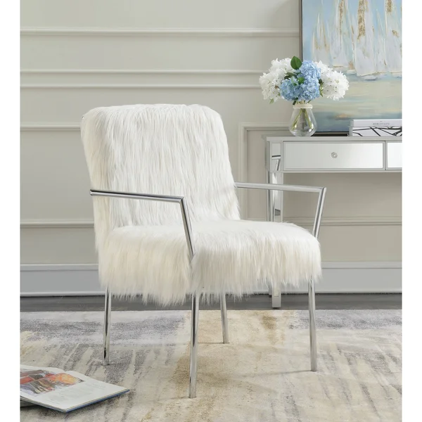 Coaster Accent Chair (White)