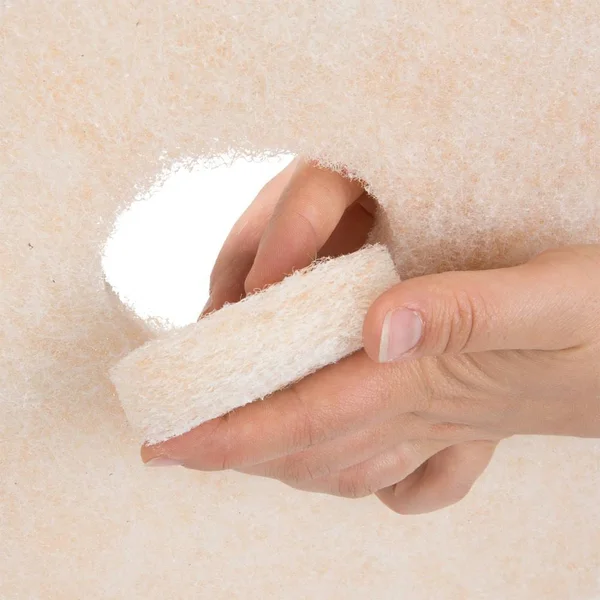 3M 3200 Topline Speed 24x22 White, Amber Burnishing Floor Pad - 5/Case