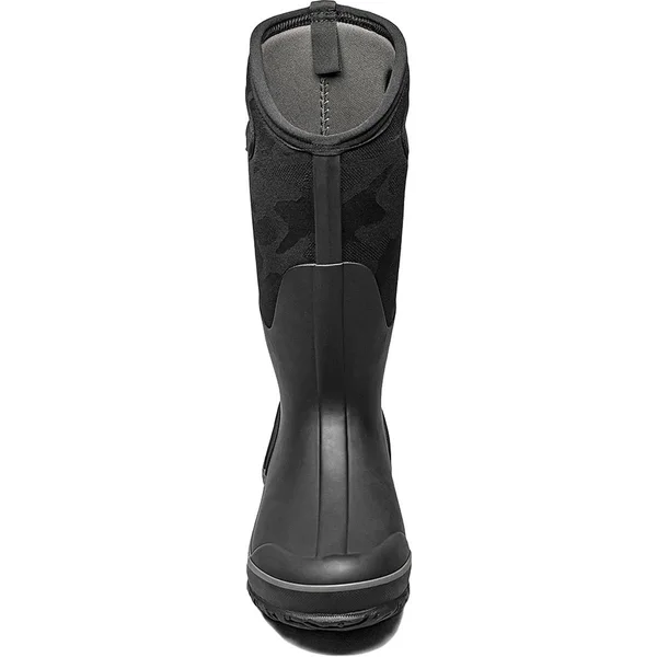 Bogs Women's Classic Tall Tonal Camo Boot - 10 - Black