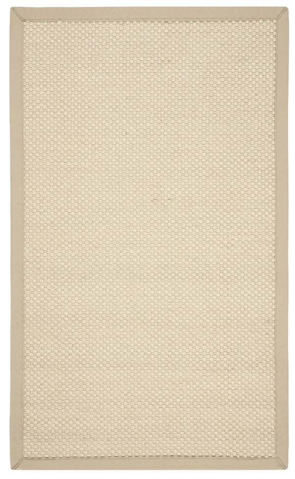 Safavieh Natural Fiber NF150A Ivory/Light Beige 6& x 6& Round Area Rug