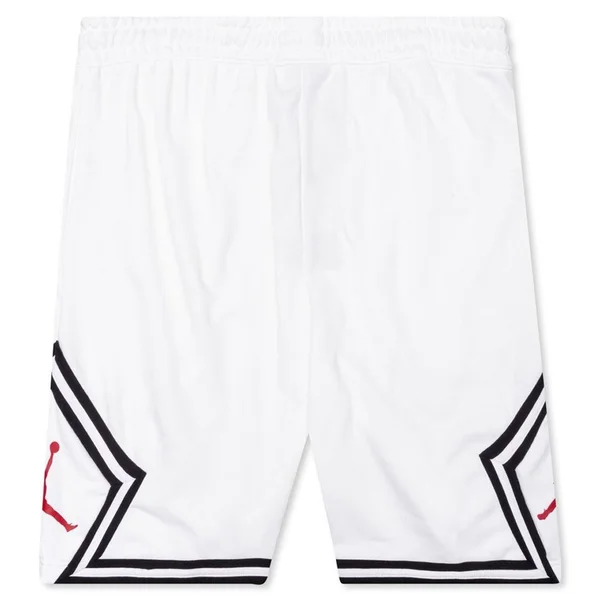 Jordan Jumpman Diamond Men's Fleece Shorts-White Medium