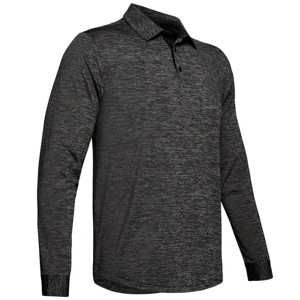Under Armour Men's Playoff 2.0 Long Sleeve Polo - Black, LG