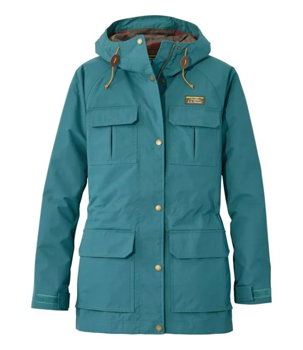 Women's Mountain Classic Water-Resistant Jacket Blue Extra Large - L.L.Bean