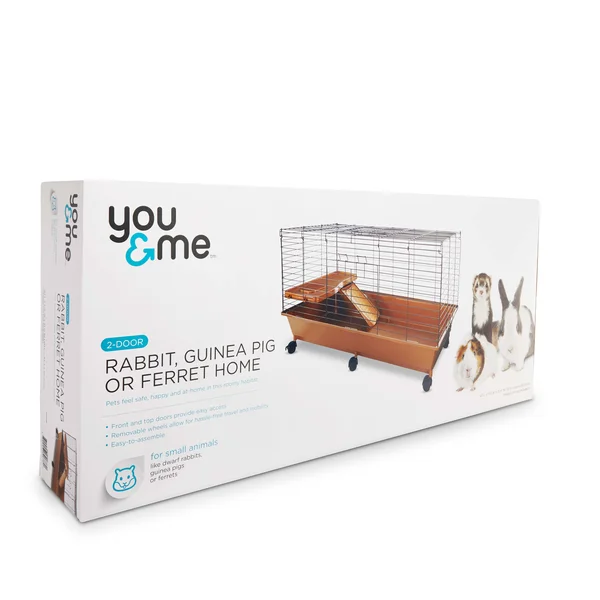You & Me Living The Dream Small Animal 2-Door Habitat - 40x22 L, 40 in