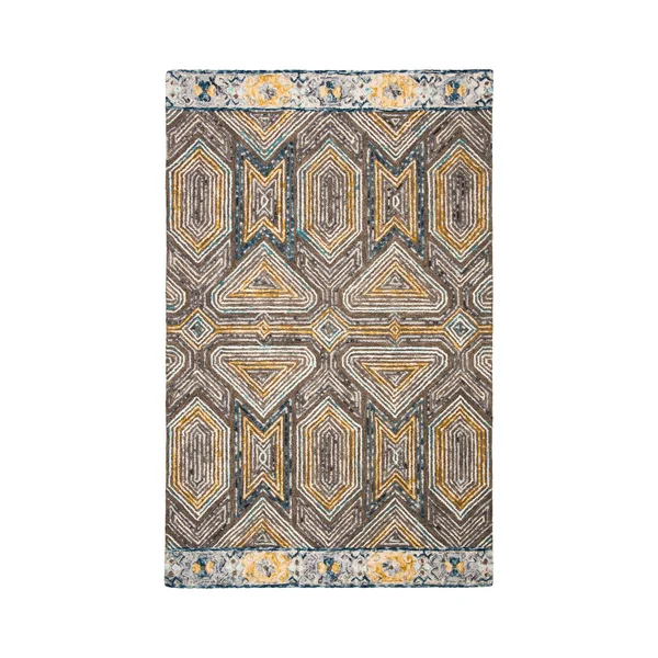 Safavieh Trace Rug Collection TRC518F - Grey - Beige - 4& x 6&