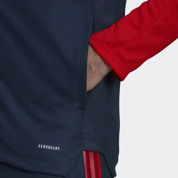 Adidas Men's Navy/Red Tiro Track Jacket - Size: XXL, Polyester