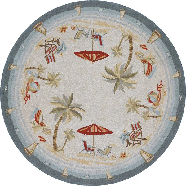 Couristan Outdoor Escape Pacific Heights/ocean 3ft.6in x 5ft.6in Rug