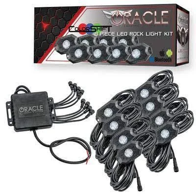 Oracle Lighting 5797-333 Oracle Bluetooth ColorSHIFT Underbody Rock Light Kit - 8 Pcs