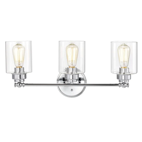 3-Light Bath/ Vanity Light - Chrome