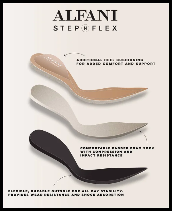 Alfani Women's Step &n Flex Tavii Flats - Created for Macy&s - Navy