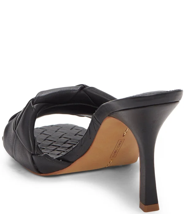 Vince Camuto Women's Brelanie Woven Slide Dress Sandals - Black