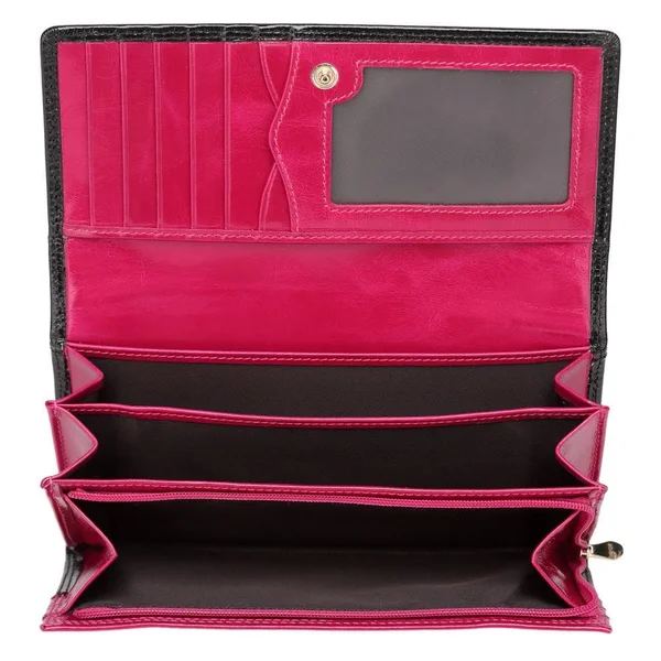 Vicenzo Leather Pelomas Distressed Leather Trifold Women's Coin Purse (Brown)