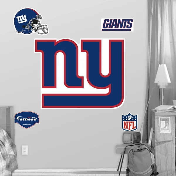 Fathead NFL Logo Wall Decal; New York Giants