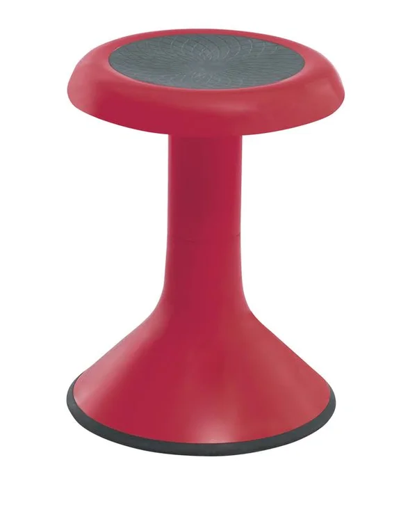 Classroom Select NeoRok Motion Stool, Active Wobble Seating, 15-1/2 inch Seat Height, Paprika, Gold, Nylon, Choose A Color, L
