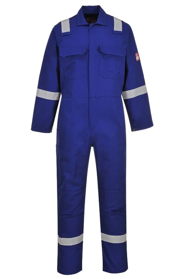 Portwest Workwear Mens Bizweld Iona Coverall Royal Small