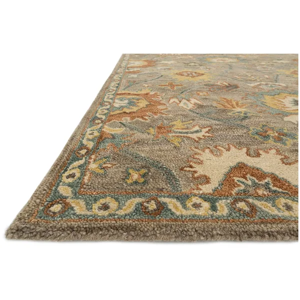 Loloi Underwood Un-01 2&3x22 x 3&9x22 Taupe - Blue Rug
