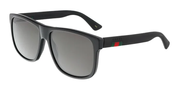 Gucci GG0010S 001 Black Square Sunglasses