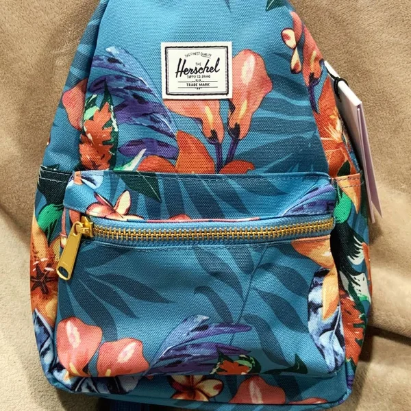 Herschel Supply Co. Nova Summer Floral Heaven Blue Mini Backpack - Blue - One Size