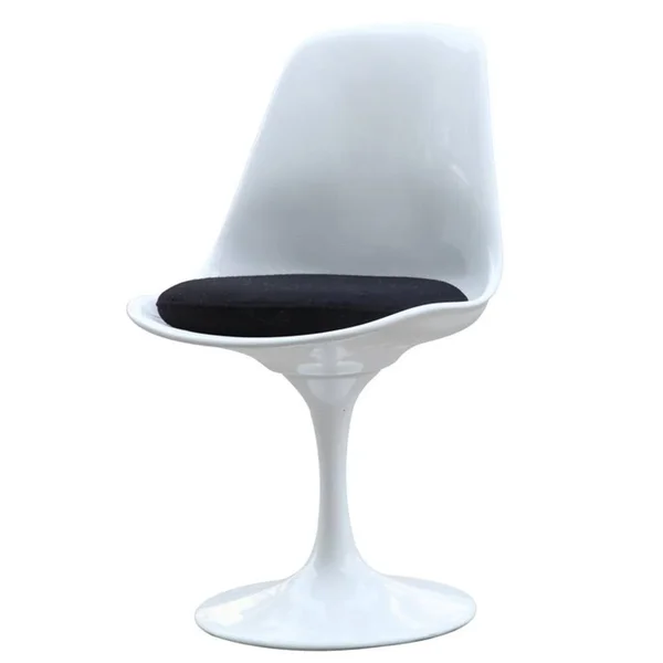 Fine Mod Imports Flower Side Chair Black