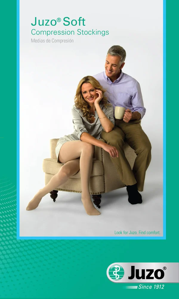 Juzo Soft 20-30 mmHg Pantyhose w/ Open Crotch - II, Regular, Cinnamon