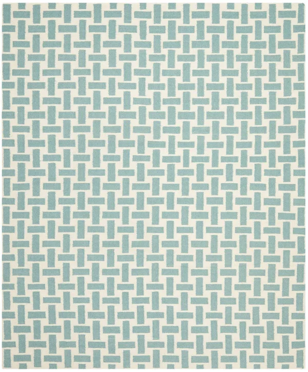 Safavieh Dhurries DHU201A 2&6x22 x 4&0x22 Turquoise - Ivory Area Rug
