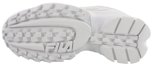 Men's White Disruptor II Shoes - Size 10 - Fila