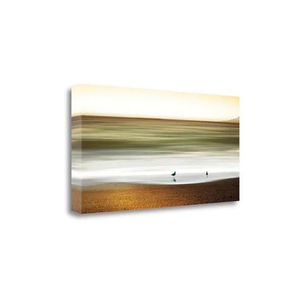 Tangletown Fine Art Golden Shores by Marvin Pelkey - Giclee Print on Gallery Wrap Canvas, 34x22x17x22