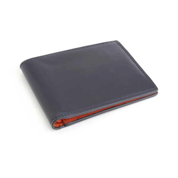 Royce New York Leather RFID-Blocking 100 Step Wallet - Navy Blue/Black