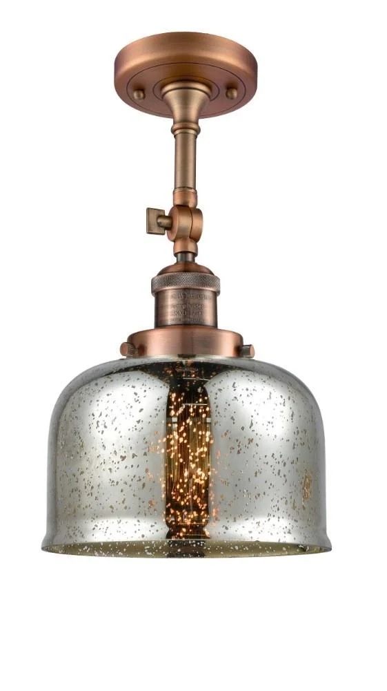 Innovations Lighting Large Bell 1 Light Sconce 203Sw SN G74 (Brushed Satin Nickel)