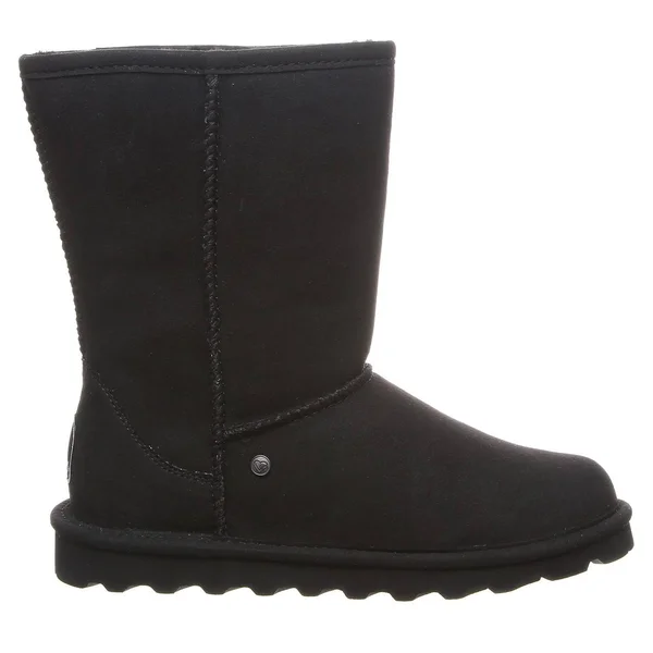 Bearpaw Elle Short Vegan Women's Boot - Black Size 8