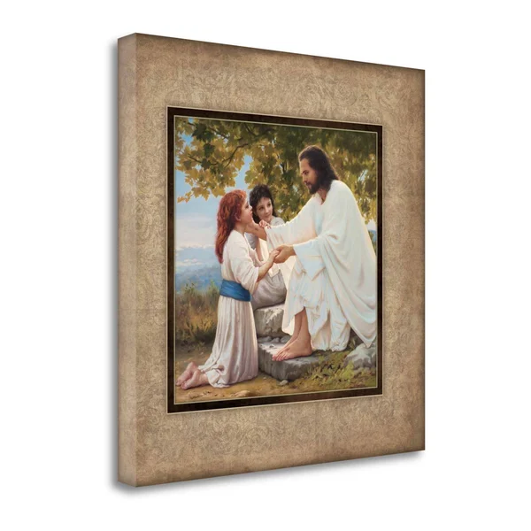 Tangletown Fine Art Suffer The Children by Mark Missman, Giclee Print on Wrap Canvas, 35x35x22