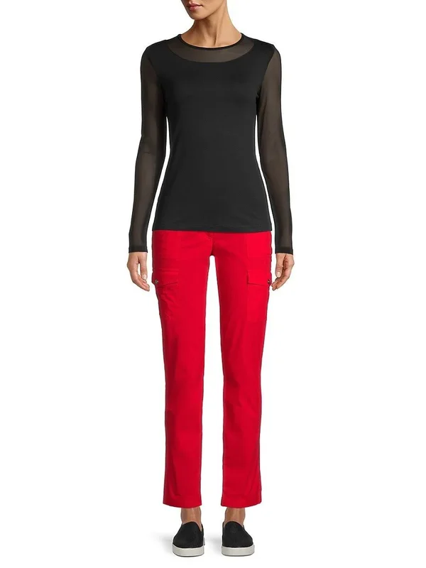 Anatomie Kate Cargo Slim Fit Red Small - Red