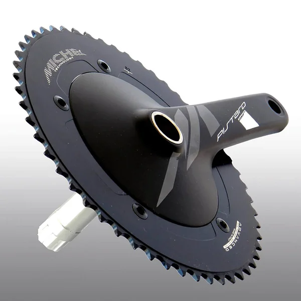 Miche Pistard Air Chainset - 172.5mm - 50T - Black