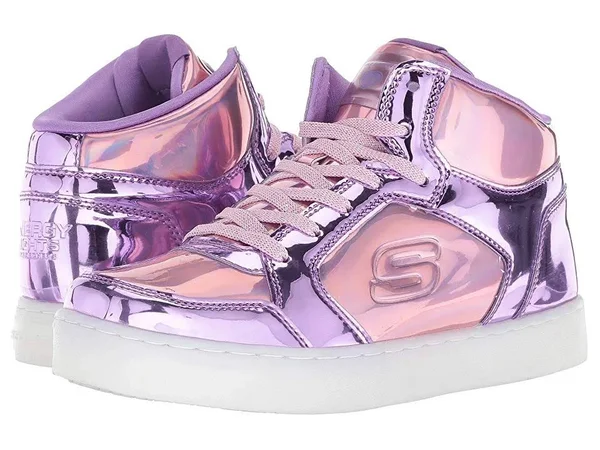 Skechers Girls& S Lights: Energy Lights - Shiny Bright Sneakers Pink 5.0L