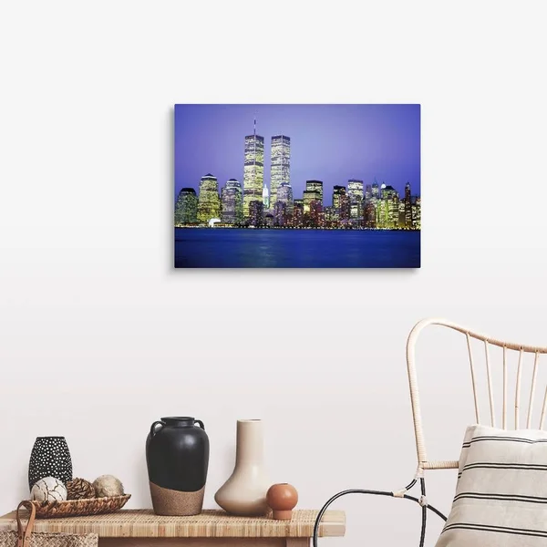 New York City Skyline with World Trade Center, Canvas Wall Art, 30x20, Great Big Canvas
