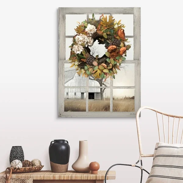 Fall Window View I, Canvas Wall Art, 30x40, Great Big Canvas