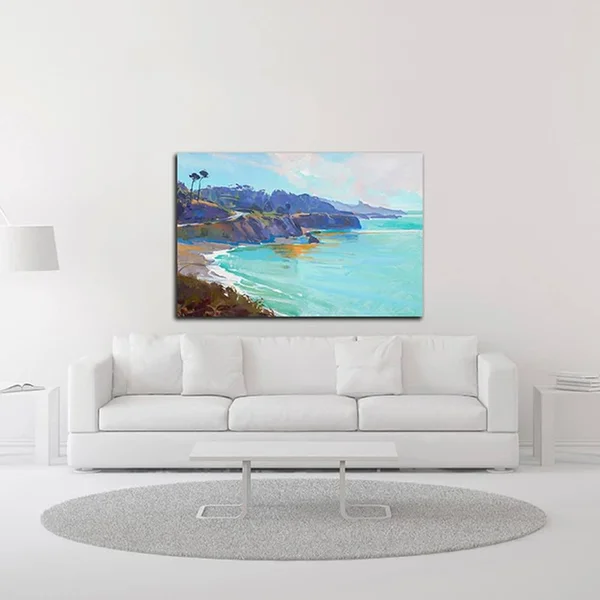 14x22 x 21x22 Mendocino Overlook by Marcia Burtt Print on Canvas