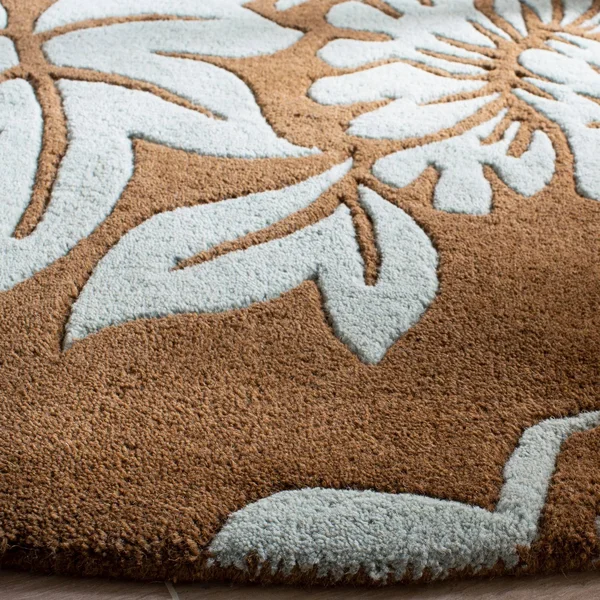 Safavieh Soho Blue/Ivory 6 ft. x 6 ft. Square Area Rug