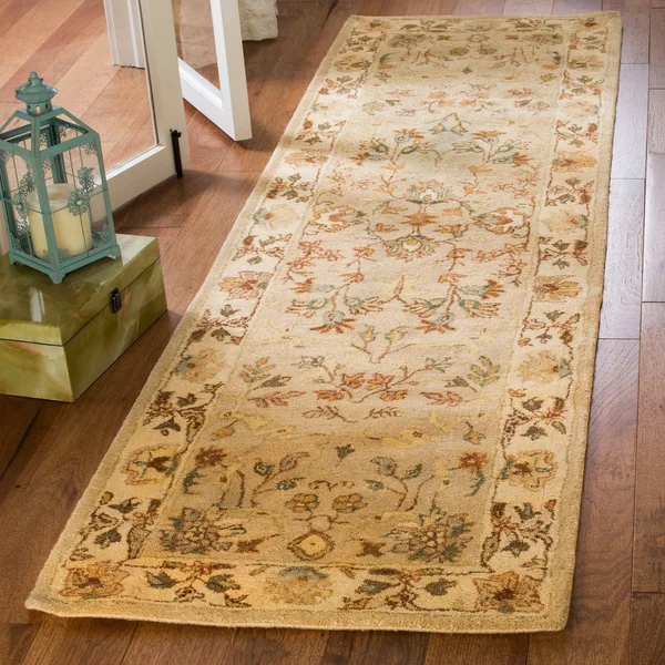 Safavieh Bergama BRG135A Ivory and Light Grey 8&0x22 x 8& Round Area Rug