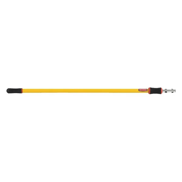 Rubbermaid HYGEN 48-96x22 Quick-Connect Extension Pole - Aluminum, Yellow
