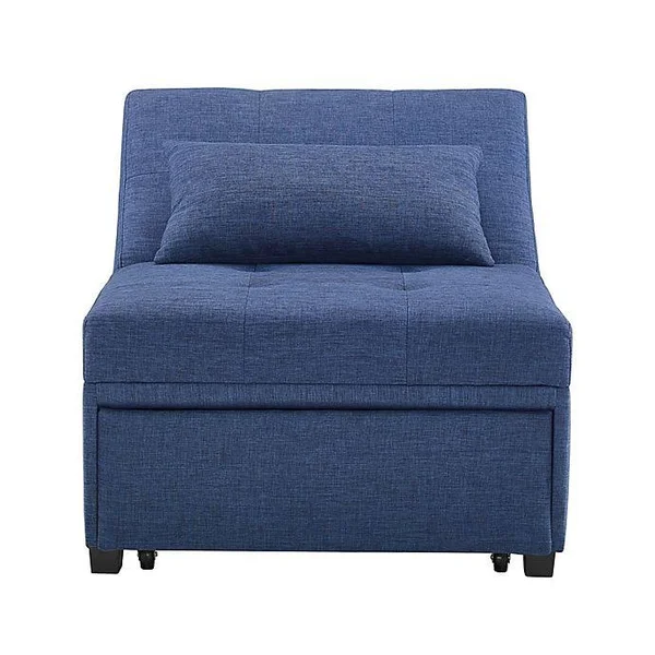 Powell Scanlon Twin Sofa Bed in Blue