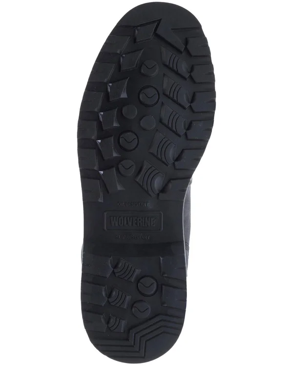 Wolverine Men's Floorhand 6 inch Waterproof Steel-Toe Work Boots - Size: 8, Black