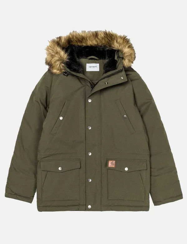 Carhartt WIP Trapper Parka Cypress & Black