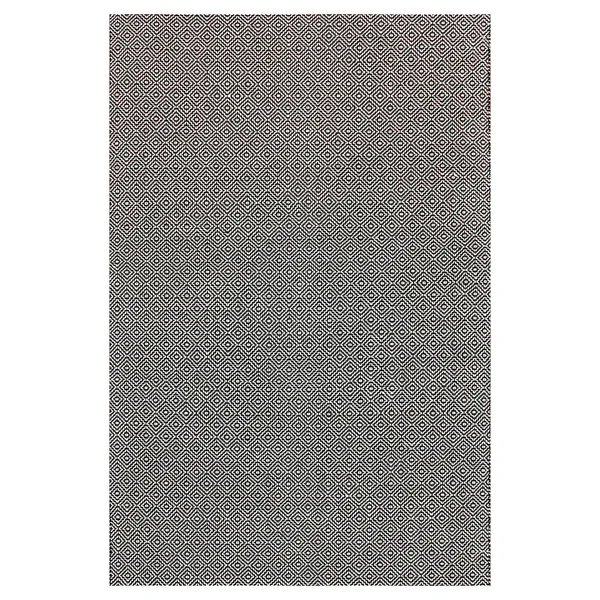 nuLOOM Hand Loomed Lorretta Black 8& x 10& Area Rug