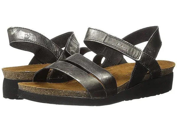 Naot Kayla - Women's Sandal - Metal Leather 37